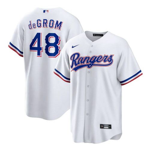 Jacob deGrom Texas Rangers Home Replica Player Jersey