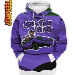 Jordan 13 Retro Court Purple Money Power Respect 3D Hoodie