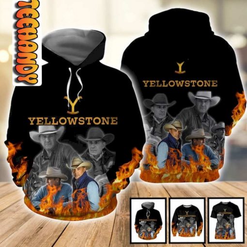 Kevin Costner Yellowstone 3D Hoodie