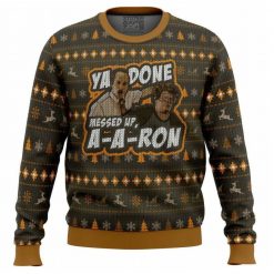 Key and Peele Ya Done Messed up AA-Ron Ugly Christmas Sweater