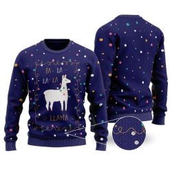 La La Llama Sweater 3D