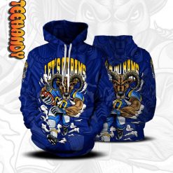 Let’s Go Los Angeles Rams 3D Hoodie