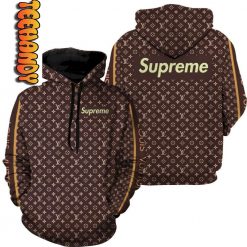 Louis Vuitton x Supreme Luxurious Brand Hoodie