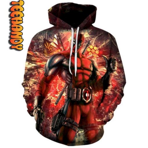 Marvel Deadpool 3D Hoodie