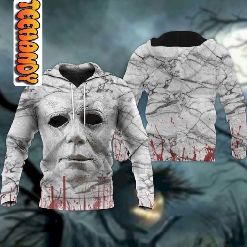 Mask Of Michael Myers Halloween Hoodie