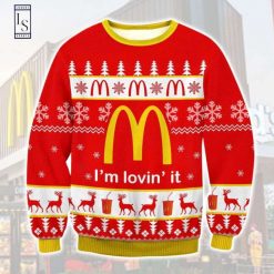 Mcdonald I’m Lovin It Ugly Christmas Sweater