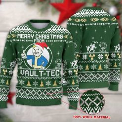 Merry Christmas From Vault Tec Fallout Ugly Christmas Sweater