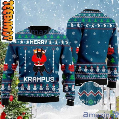 Merry Krampus Christmas Gift Ugly Christmas Sweater