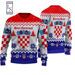 Merry Xmas Croatia Ugly Christmas Sweater