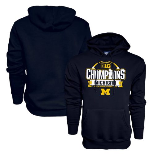 Michigan Wolverines  2022 Big Ten Football Conference Champions Pullover Hoodie