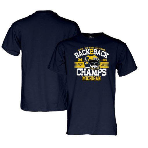 Michigan Wolverines Back-To-Back Big Ten Football Conference Champions T-Shirt