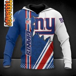 New York Giants 3D Football NFL Hoodie