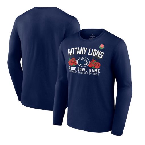 Penn State Nittany Lions 2023 Rose Bowl Gameday Stadium Long Sleeve T-Shirt