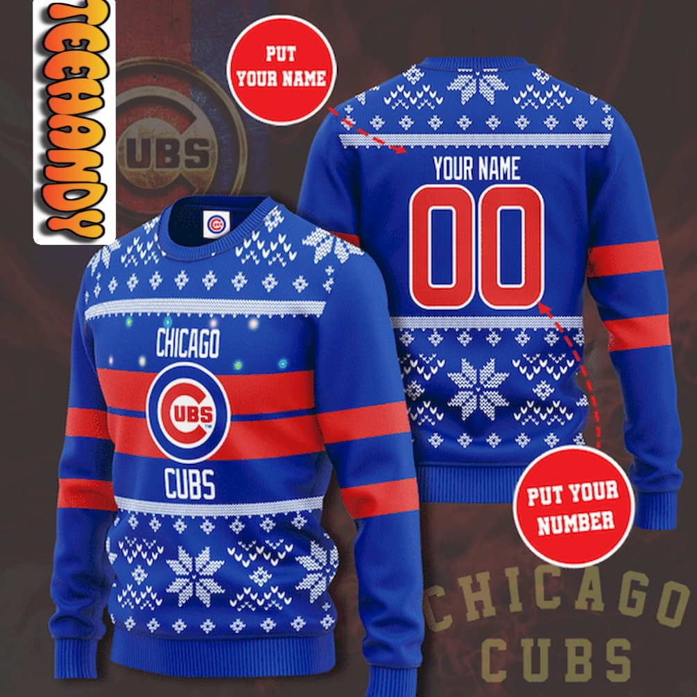 Chicago Cubs Custom New Uniforms For Fan Gear Ugly Christmas Sweater Gift  Holidays - YesItCustom
