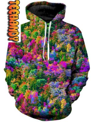 Psychedelic Forest Unisex 3D Hoodie