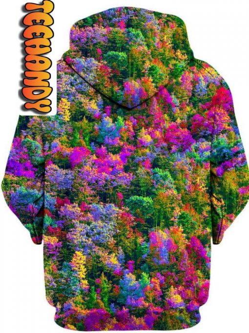 Psychedelic Forest Unisex 3D Hoodie