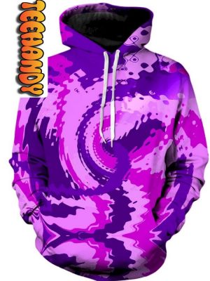 Purple Haze Unisex 3D Hoodie