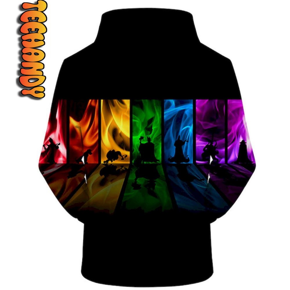 Rainbow Fire Pride 3D Hoodie 2