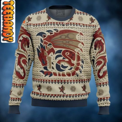 Rathalos Monster Hunter Ugly Christmas Sweater