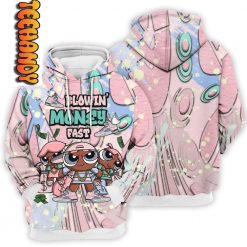 Retro Easter Blowin Money Fast Powerpuff Girl 3D Hoodie 1