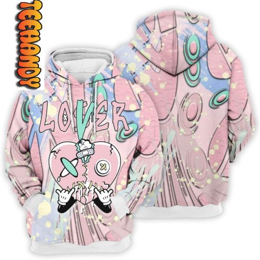 Retro Easter Loser Lover Heart 3D Hoodie