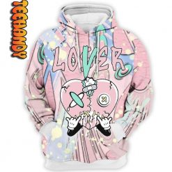 Retro Easter Loser Lover Heart 3D Hoodie