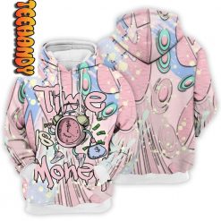 Retro Easter Time Is Money Money 3D Hoodie 1