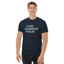 SBF T-shirt, Scam Bankrun Fraud Shirt, Sam Bankman-Fred Scam T-shirt