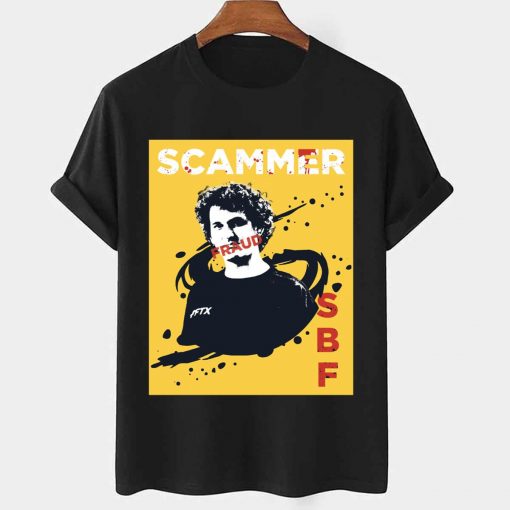 Sbf Scammer Sam Bankman Fraud Painting Unisex T-Shirt