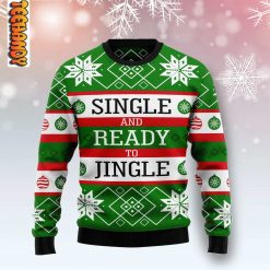 Single Ready To Jingle Christmas Ugly Christmas Sweater