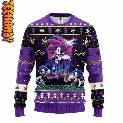 Sonic The Hedgehog Ugly Christmas Sweater