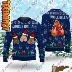 Sweater Chirstmas Sweater For Women Men 2022 Jingle Balls Ugly Christmas