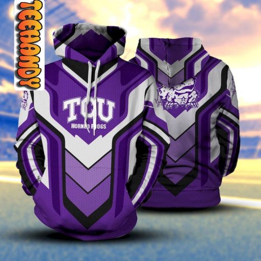 TCU Horned Frogs Premium 3D Hoodie