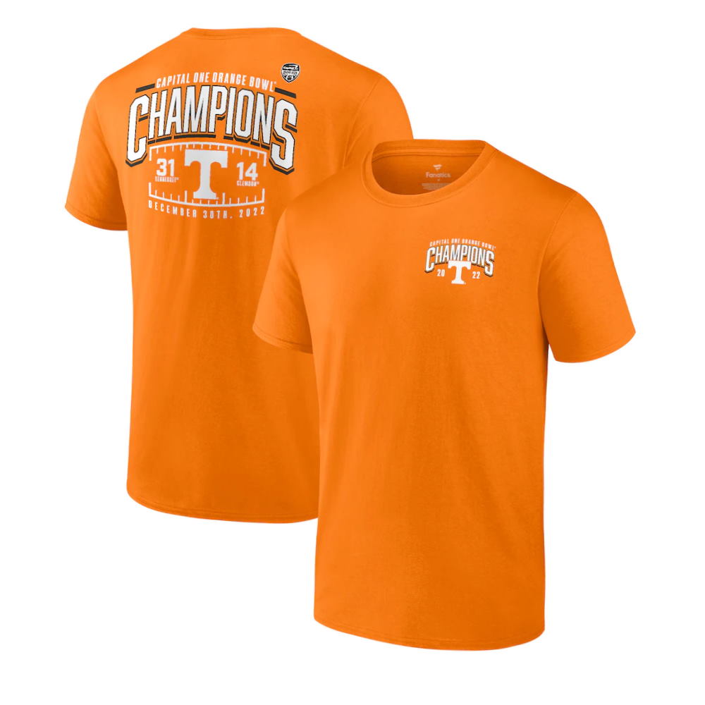 Tennessee Orange Tennessee Volunteers 2022 Orange Bowl Champions TShirt