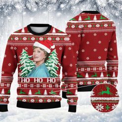 The Golden Girls Blanche Ho Ho Ho Ugly Christmas Sweater