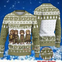 The Second Breakfast Club Fallout Ugly Christmas Sweater