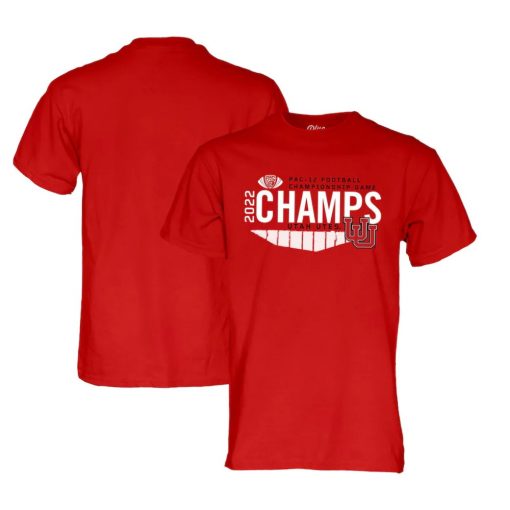 Utah Utes 2022 PAC-12 Football Conference Champions Locker Room T-Shirt