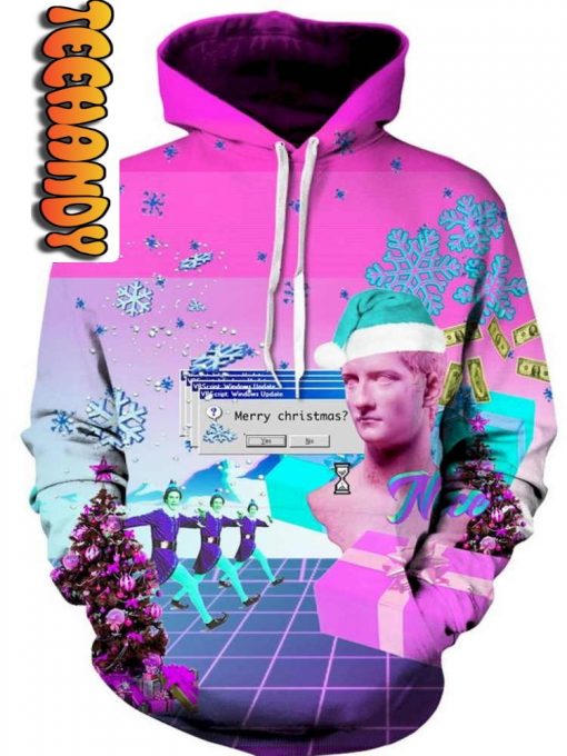 Vaporwave Unisex 3D Hoodie