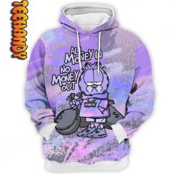 Zen Master All Money In Garfield 3D Hoodie 2