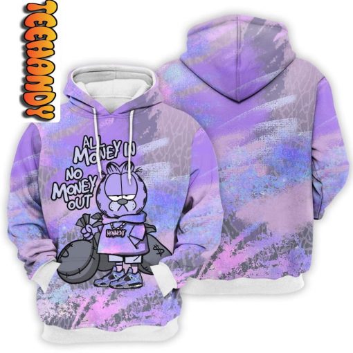 Zen Master All Money In Garfield 3D Hoodie