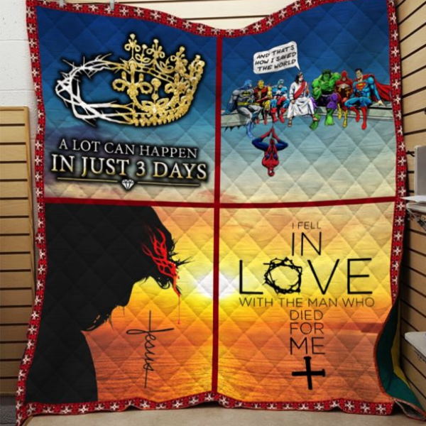 A Lot Can Happen In Justdays 3D Quilt Blanket