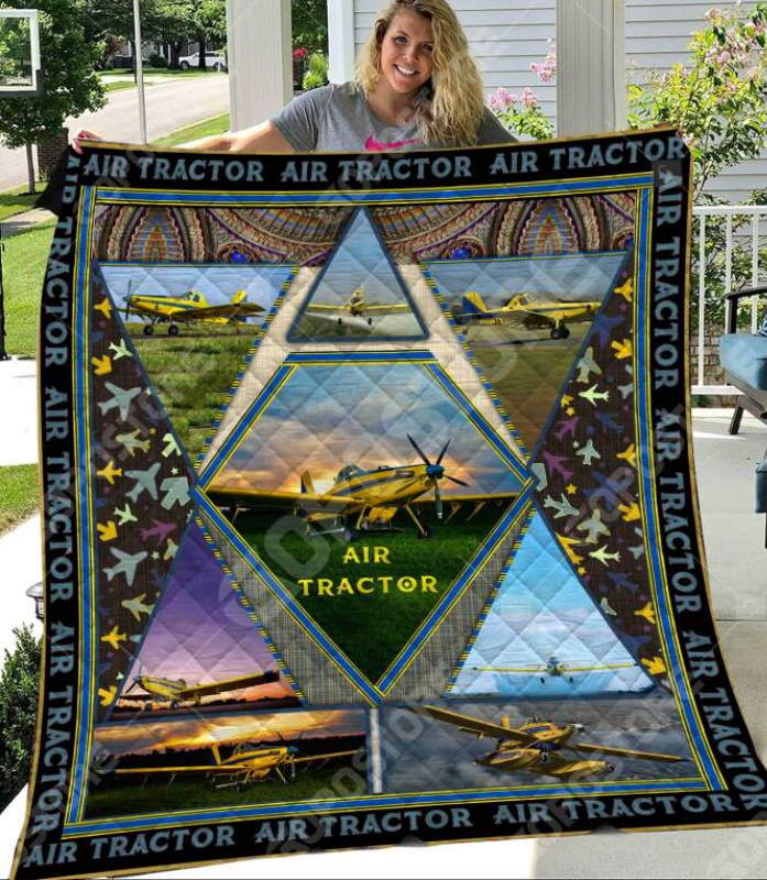 Air Tractor Collection Like 3D Quilt Blanket