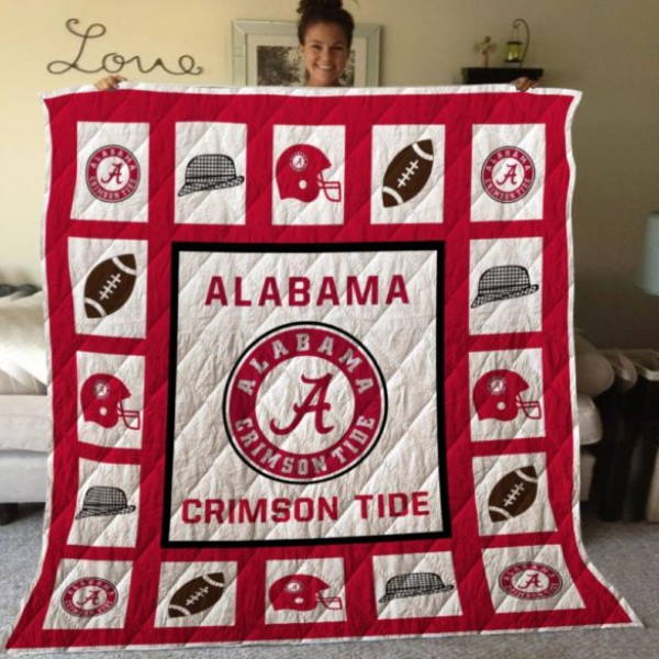 Alabama Crimson Tide Alc03 3D Quilt Blanket