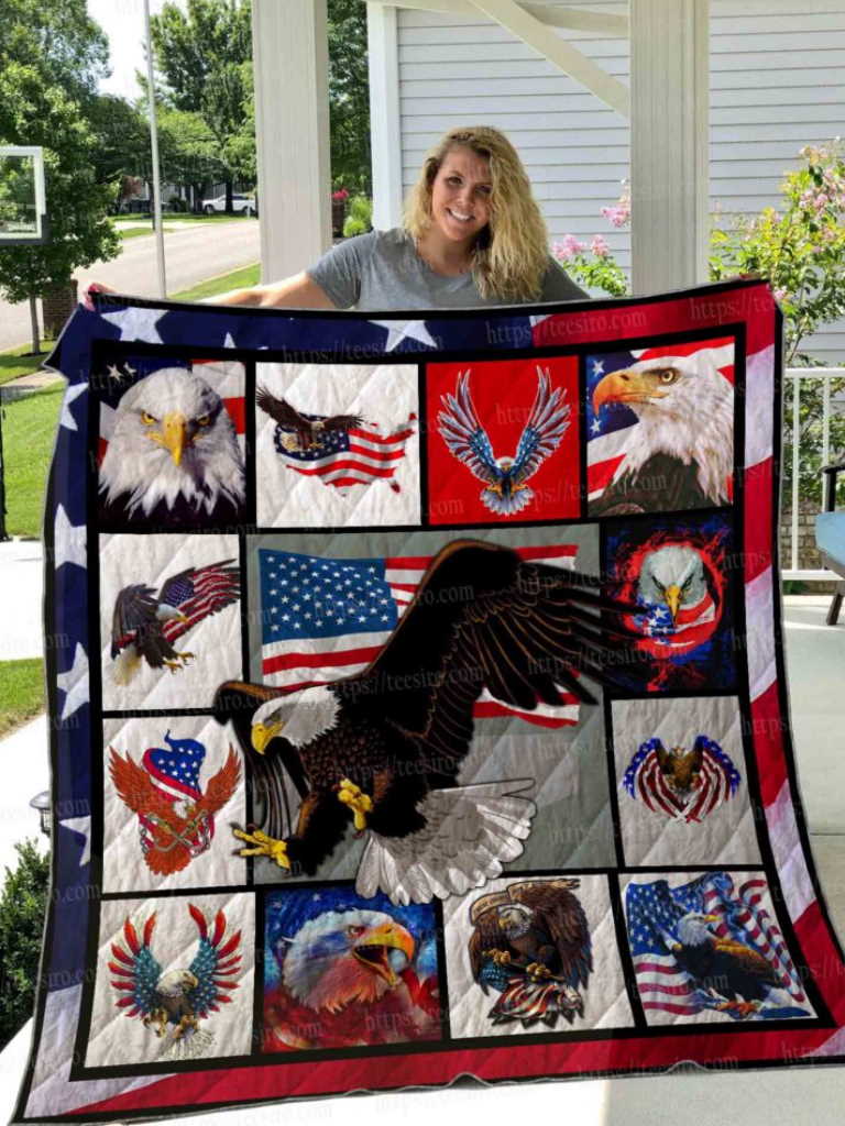 American Eagle Quilt Blanket