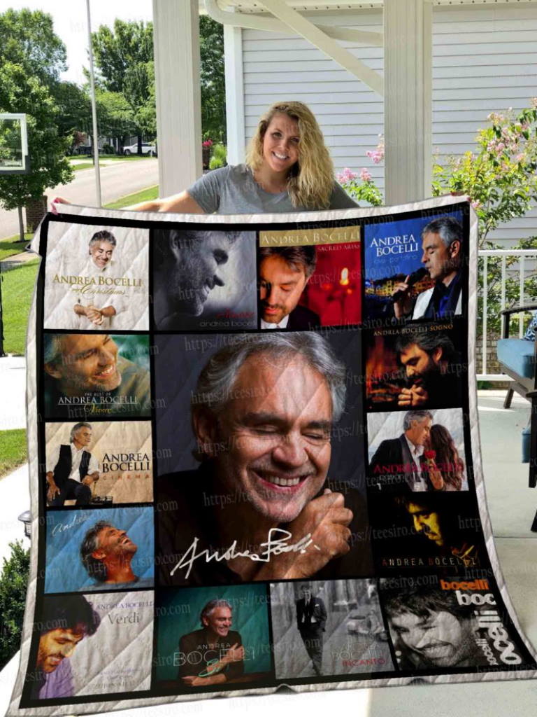 Andrea Bocelli Quilt Blanket