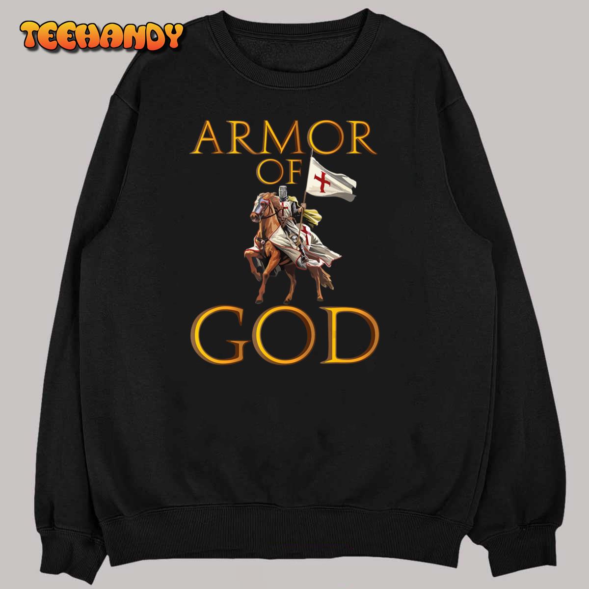 Armor Of God Ephesians Bible Verse Religious Christian Gift T-Shirt