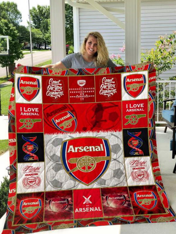 Arsenal F.C 3D Quilt Blanket