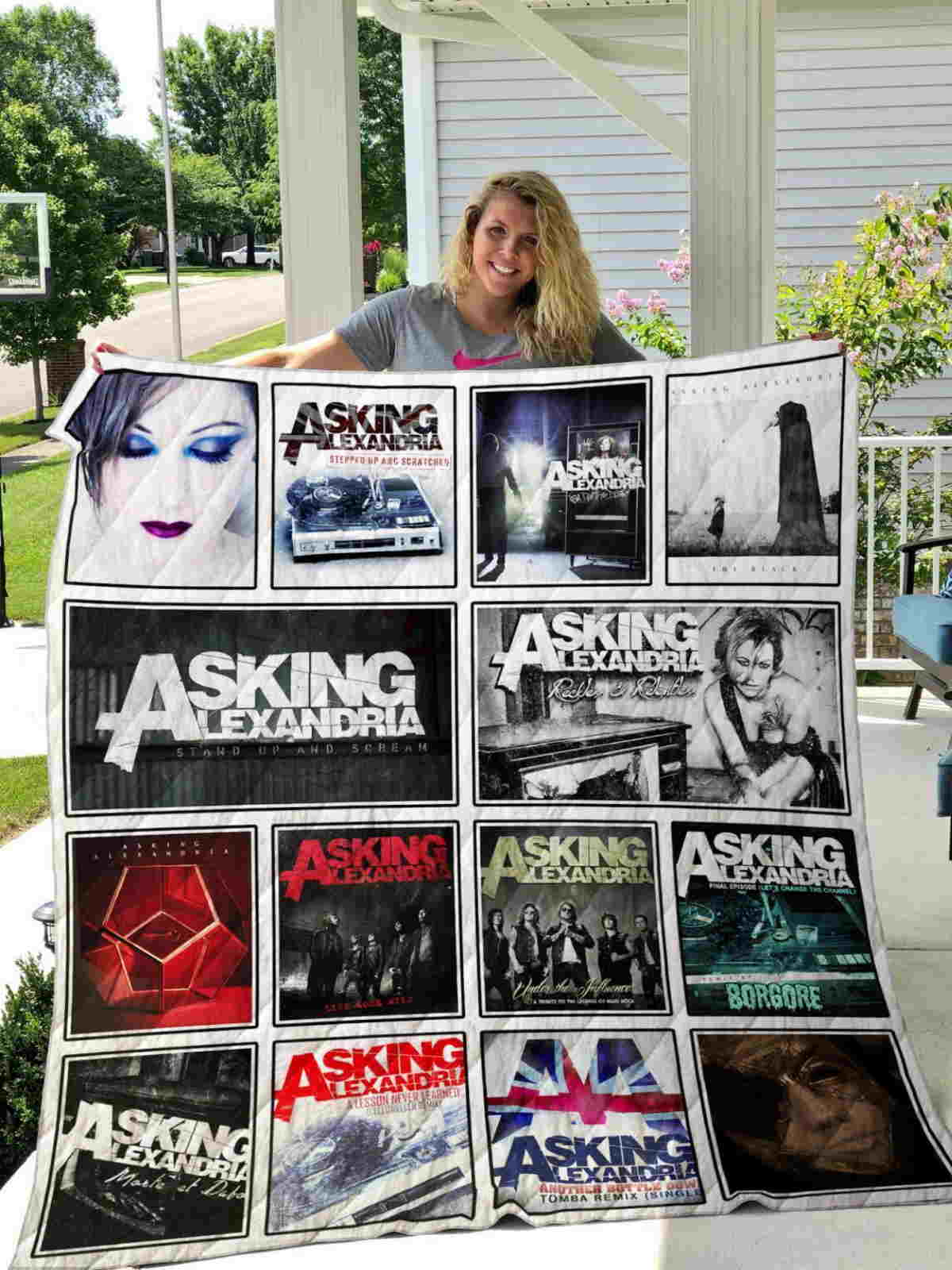 Asking Alexandria 3D Quilt Blanket