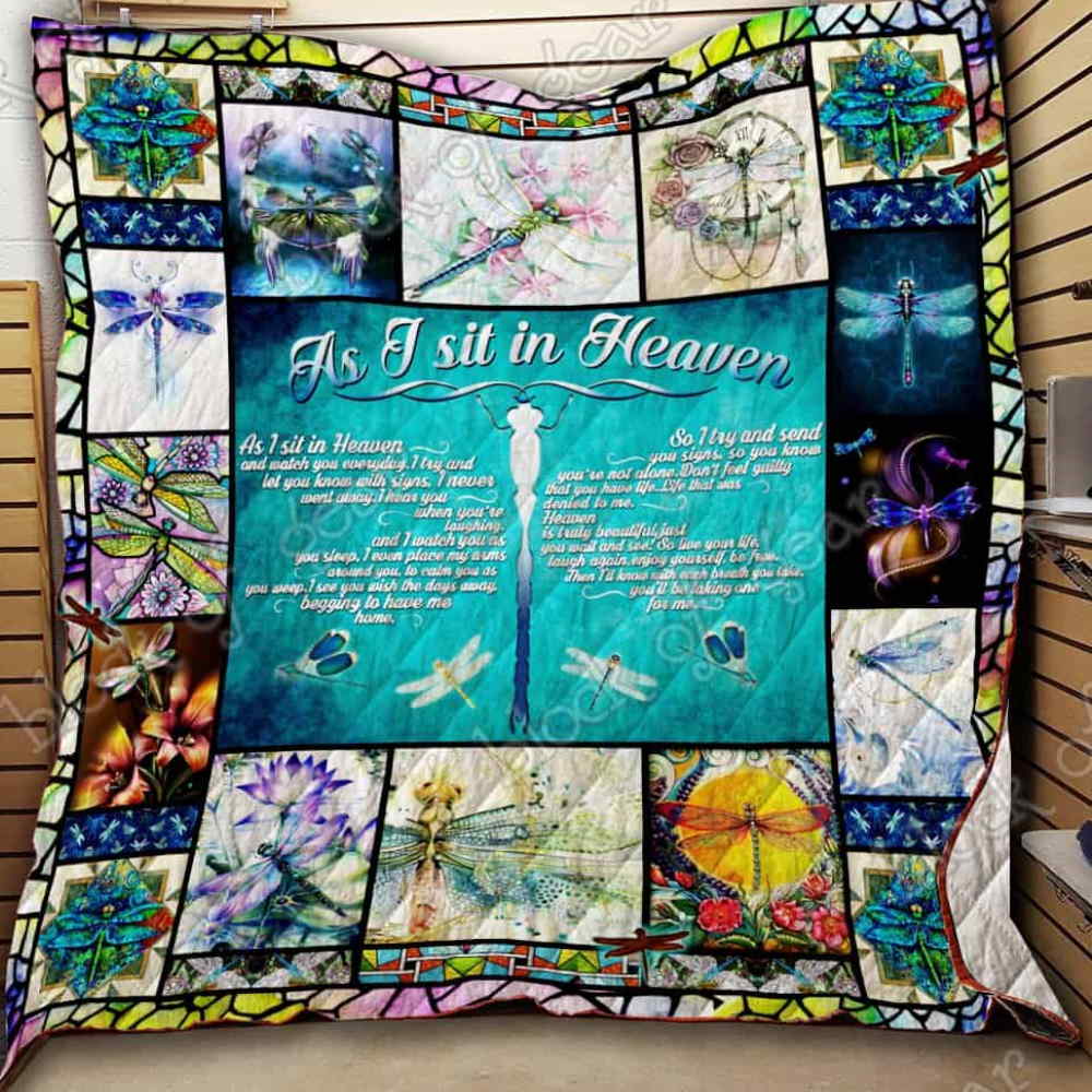 Assit In Heaven, Dragonfly Quilt Blanket