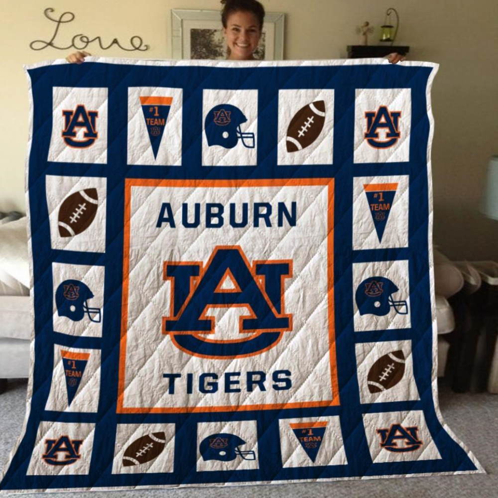 Auburn Tigers Quilt Blanket